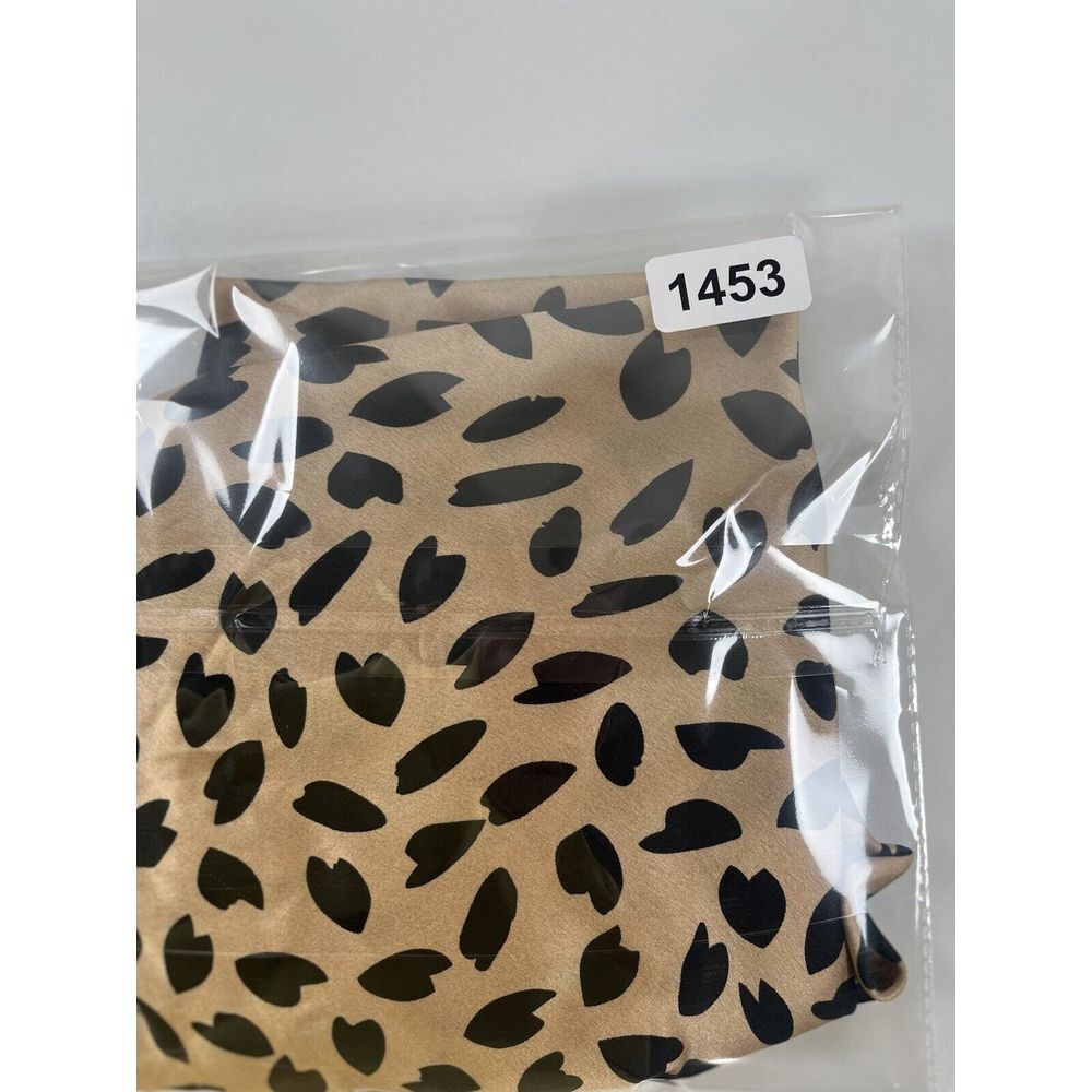 Hello Molly Beige Slip Midi Dress with Black Leaf Print - Picture 8 of 8
